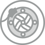 Mechanical disc brake example