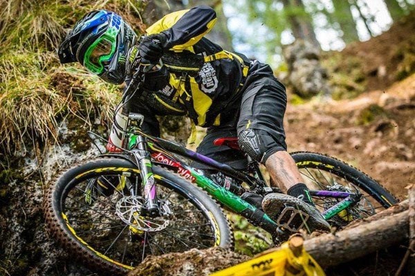 Legendary downhiller-turned enduro racer Sam Hill often prefers to ride flat pedals