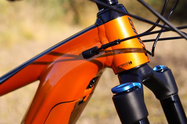 Giant Trance E+ Pro frame detail