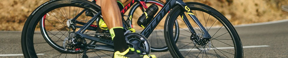 Continental Grand Prix tyres on a Scott road bike