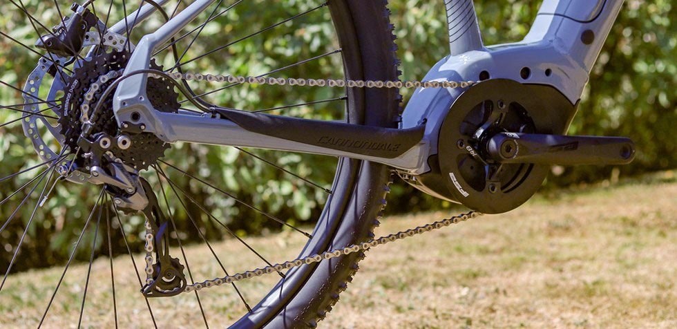 Cannondale Trail Neo 3 Shimano one-by drivetrain detail