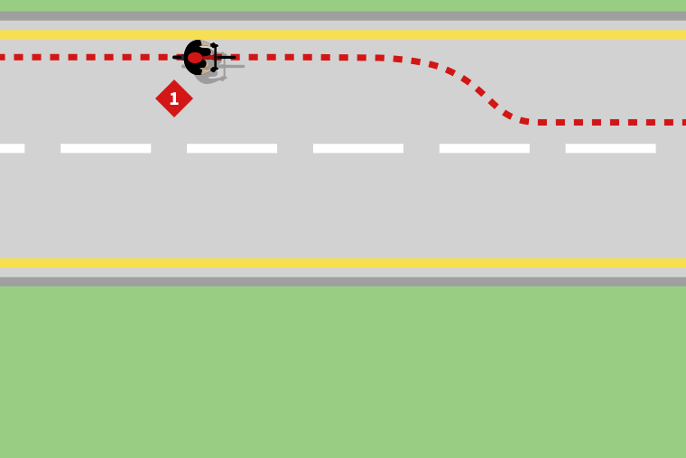 Turning Right From A Main Road Onto A Side Road