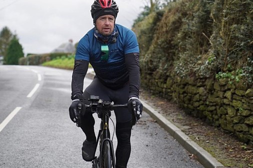 Shane Williams on the road bike