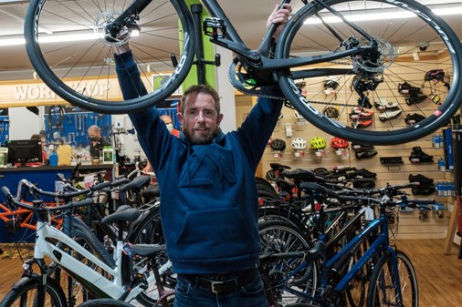 Shane Williams at Tredz Cardiff