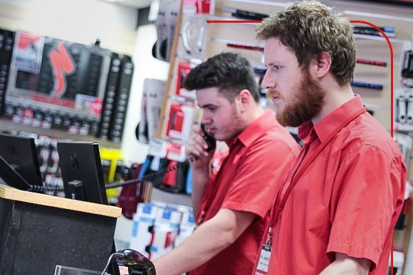 Helpful store assistants at our Swansea store