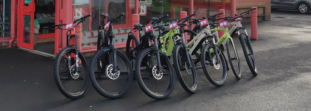 Demo Bikes at Tredz Cardiff