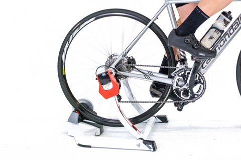 wheel on turbo trainer