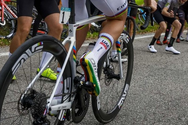 UAE Team Emirates riders riding