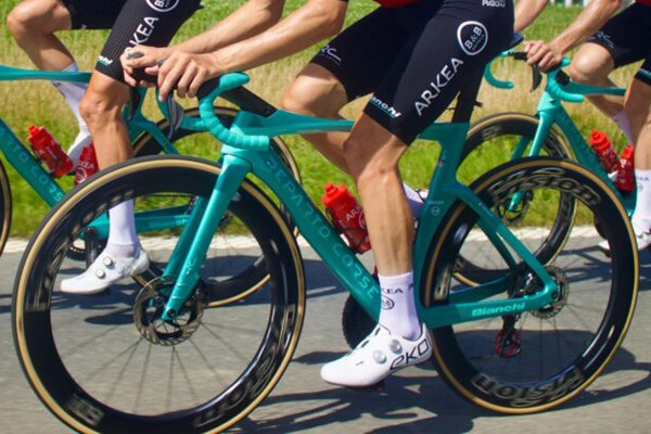 UAE Team Emirates riders riding