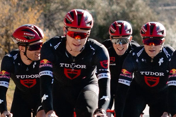 Tudor Pro Cycling riders riding