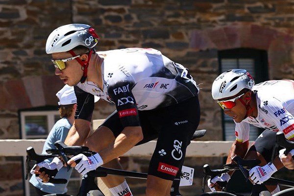 UAE Team Emirates riders riding