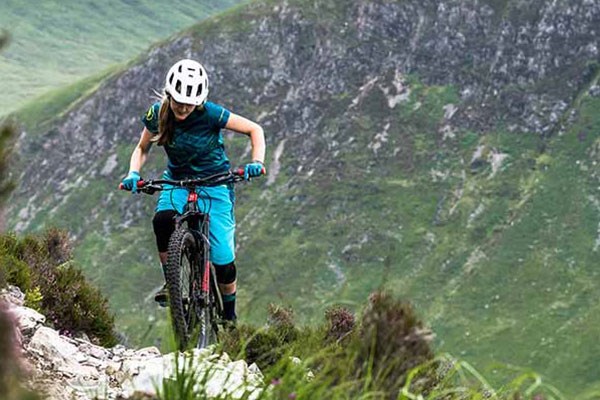 Riding MTB in Endura apparel