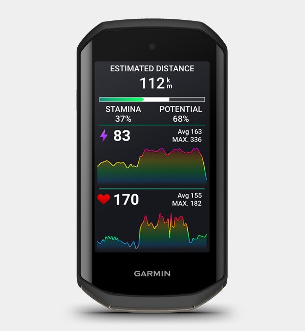 Garmin Edge 1050 stamina screen 