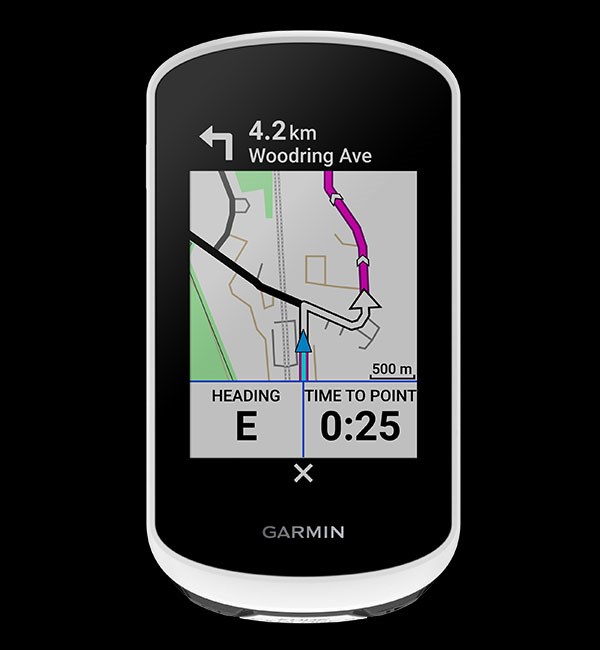 garmin edge explore 2 navigation screen