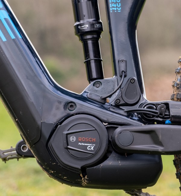 Bosch Performance CX e-bike motor on an eMTB