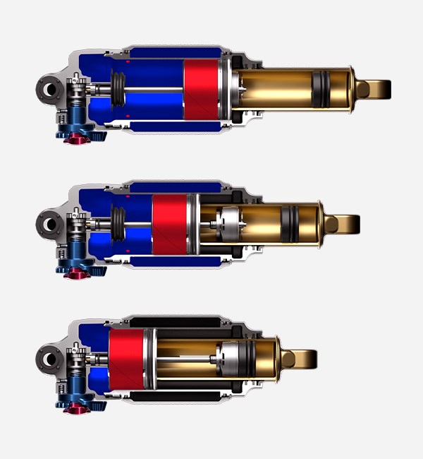 Specialized Fox Genie Shock cutaway details 