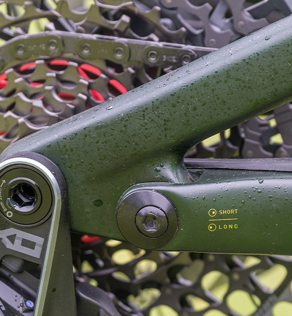 Specialized Stumpjumper 15 rear stays flip chip detail