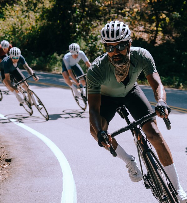 Rides descending on Specialized Aethos road bikes