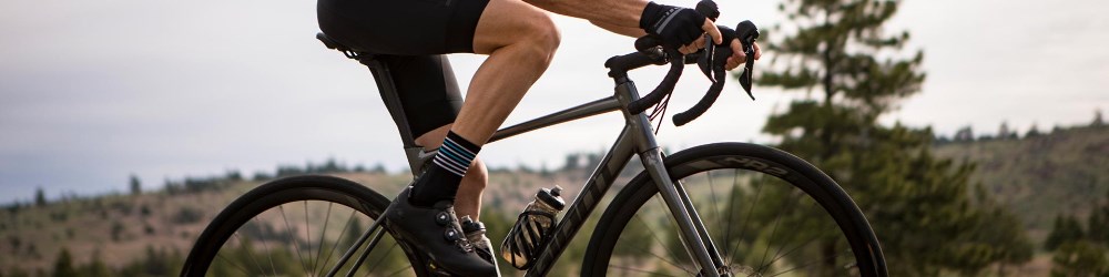 Road cyclist on a Giant bike