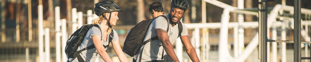 Hybrid cyclists in urban setting