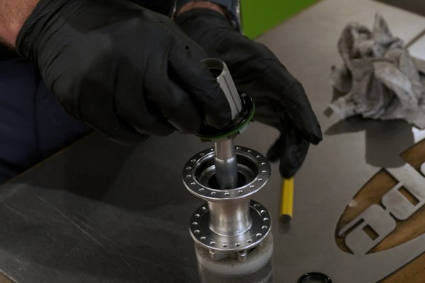 Clean any DOT fluid with brake cleaner