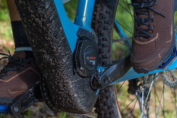 Bosch Performance CX e-bike motor on an eMTB