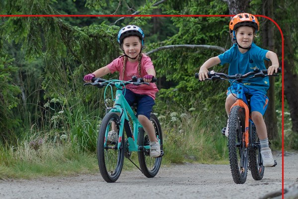 Children cycling