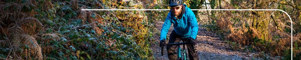 Gravel riding in winter clothing