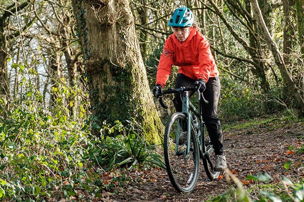 Emily Riding Gravel Bike