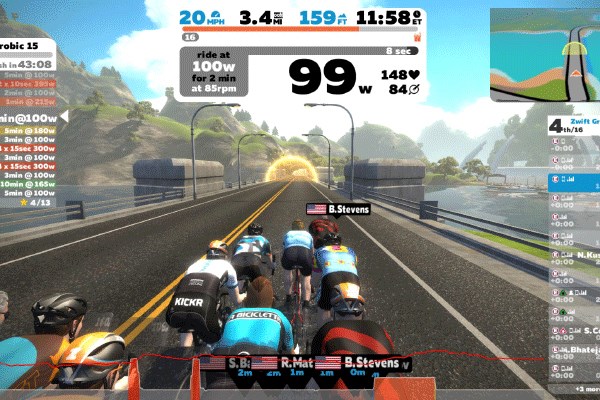 Zwift training