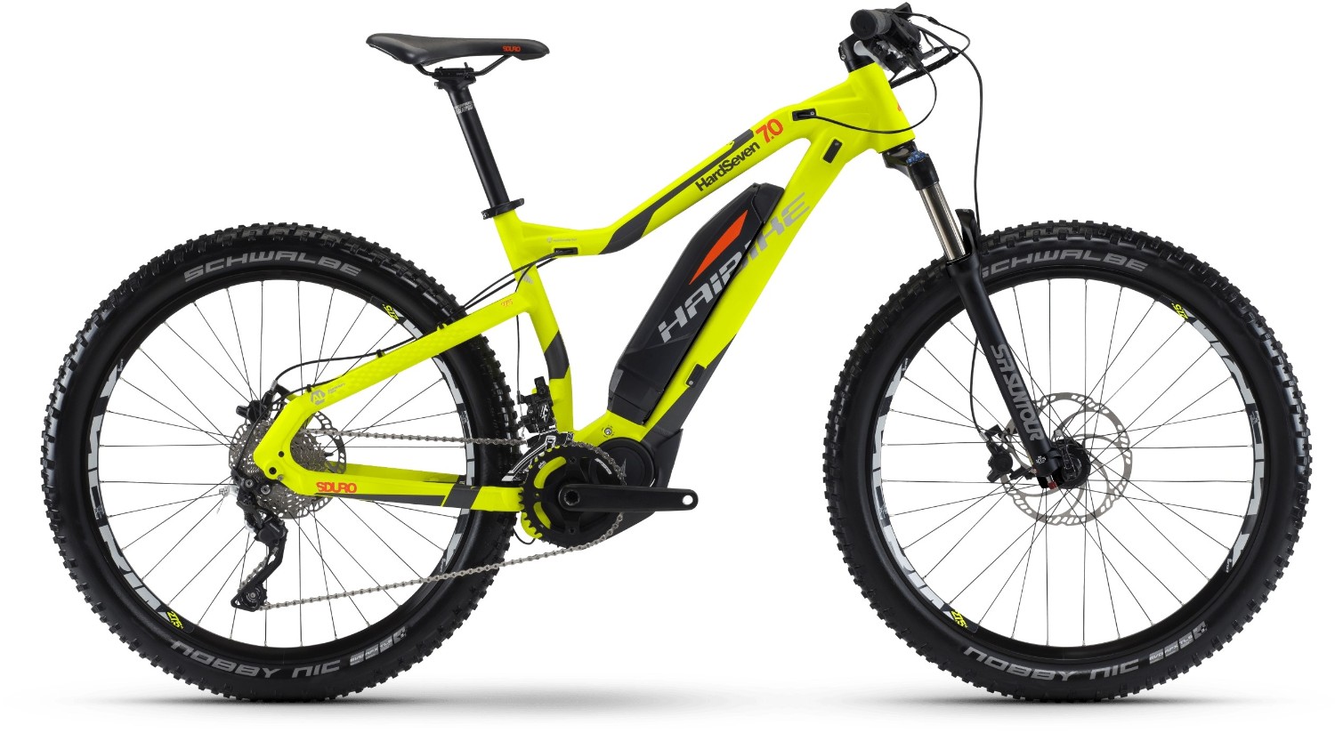 Haibike sDuro HardSeven 7.0 27.5+ 2017 - Electric Mountain Bike product image