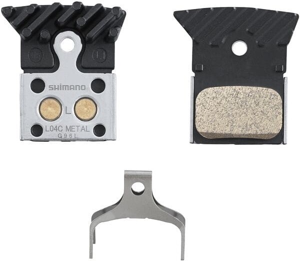 L04c Disc Brake Pads, Alloy Backed With Cooling Fins, Metal Sintered image 1