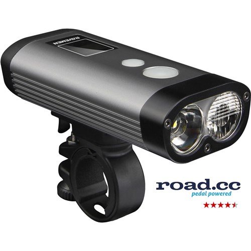 Ravemen PR1200 USB Rechargeable DuaLens Front Light with Remote - 1200 Lumens