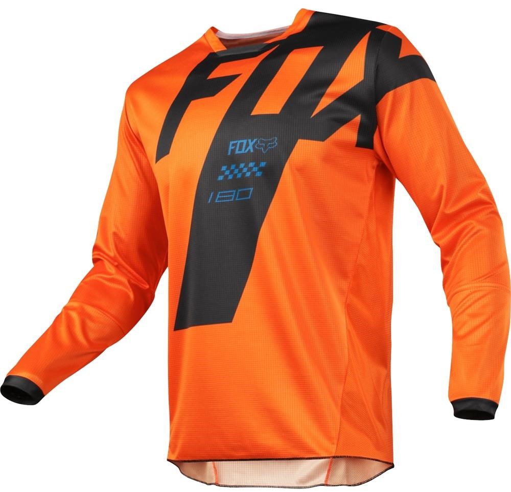 Long Sleeve Bright Orange Kids Jersey