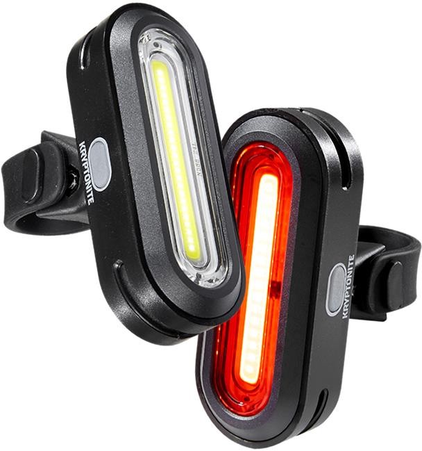 Kryptonite Avenue F-100 & R-50 Basic USB COB Light Set product image