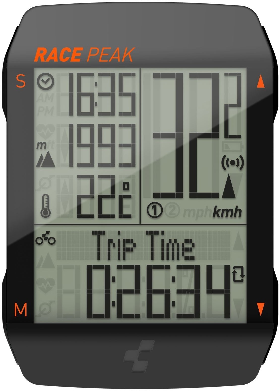 Cube Cycle Computer Race Peak - Export product image