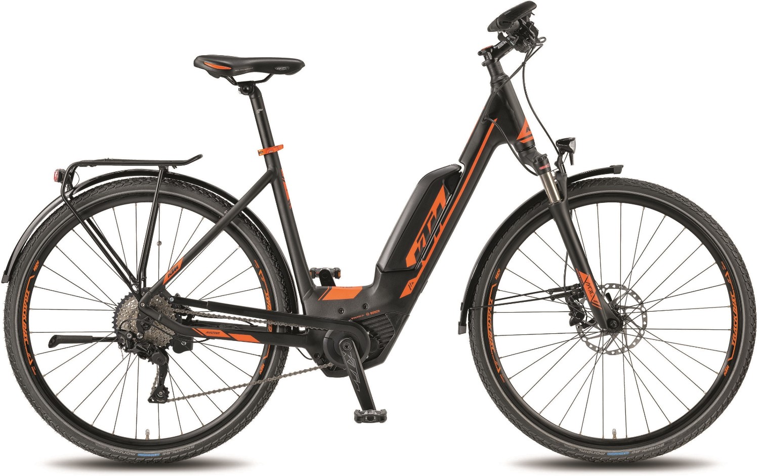 KTM Macina Sport CX5 10 Speed Shimano Deore Step-Through 2018 - Electric Hybrid Bike product image