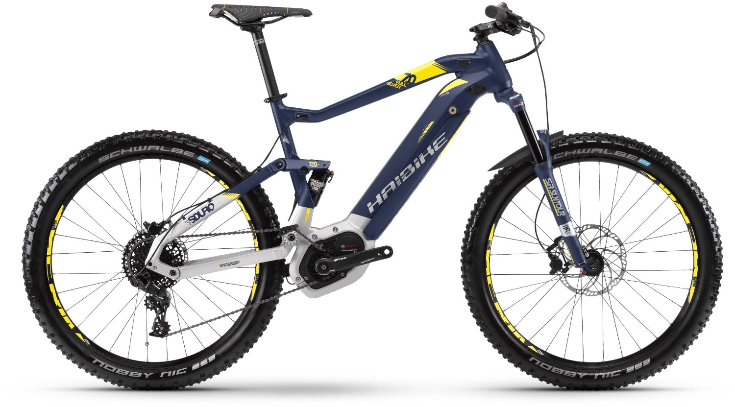 Haibike sDuro Fullseven 7.0 27.5"+ 2018 - Electric Mountain Bike product image