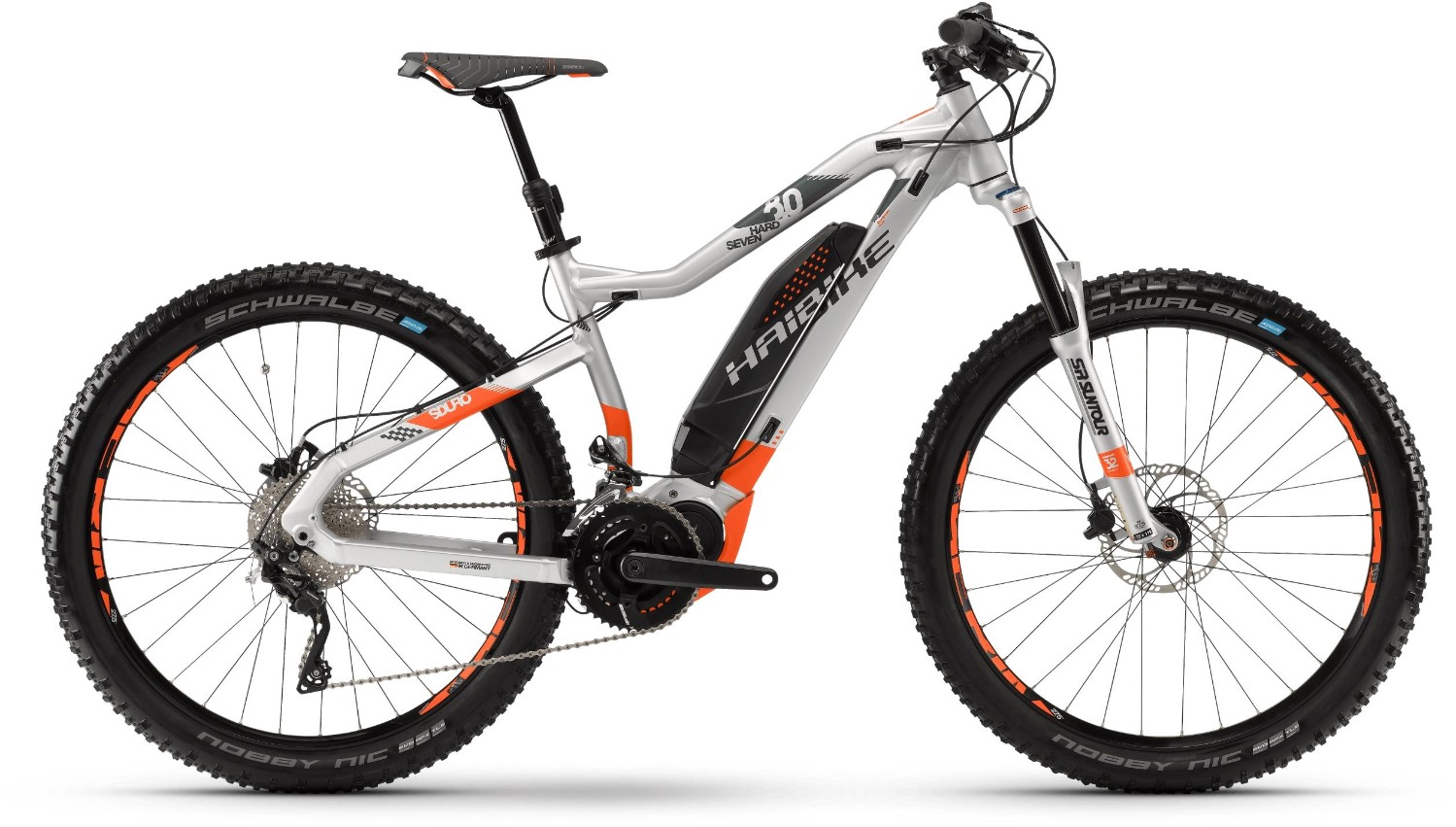 Haibike sDuro Hardseven 8.0 27.5"+ 2018 - Electric Mountain Bike product image