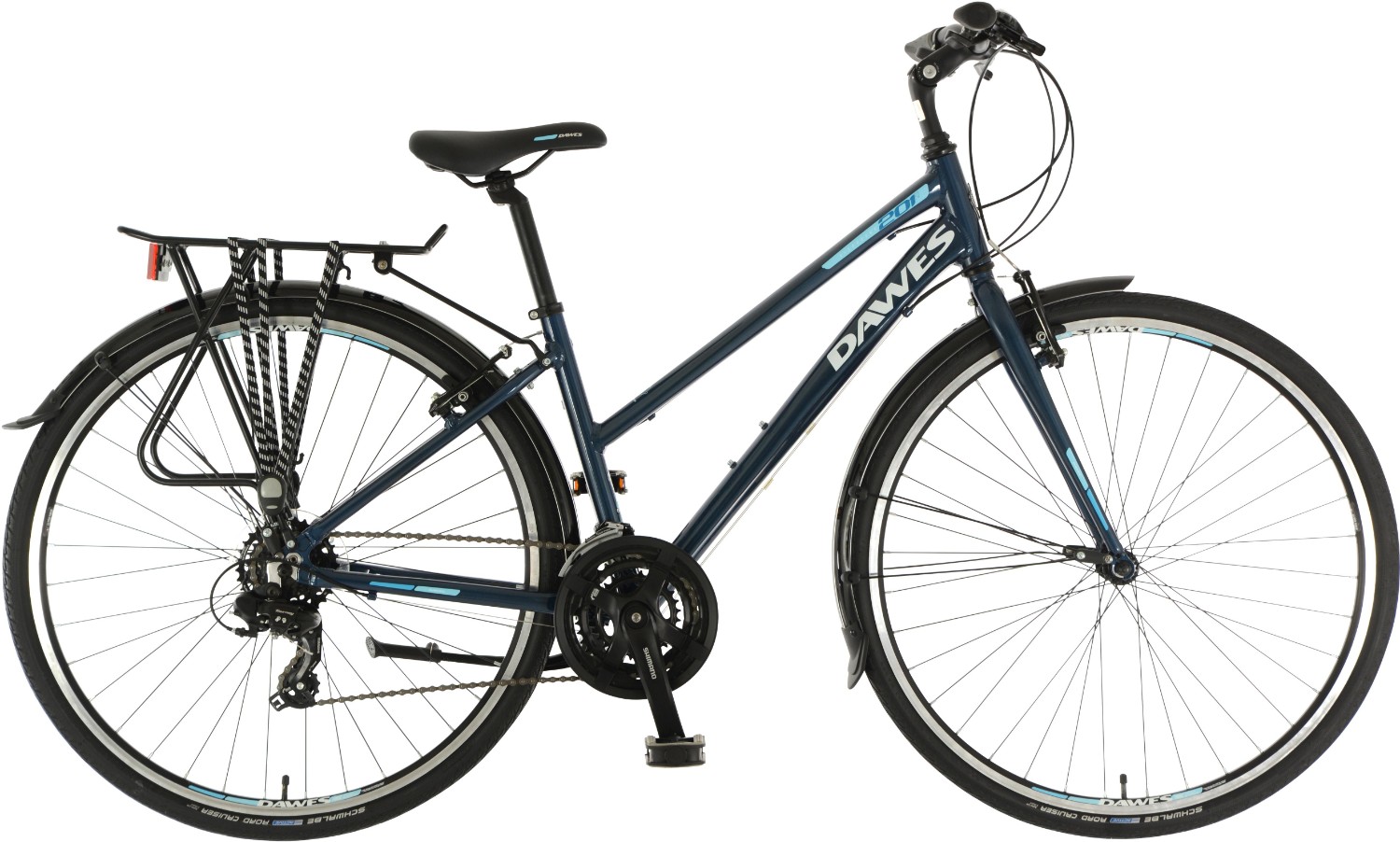 Dawes Discovery 201EQ Low Step Womens 2019 - Hybrid Sports Bike product image