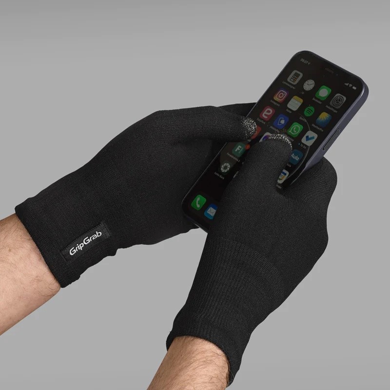 Merino Winter Liner Long Finger Gloves image 1