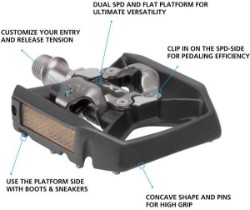 PD-T8000 XT MTB SPD Trekking Pedals - Single-Sided Mechanism image 7