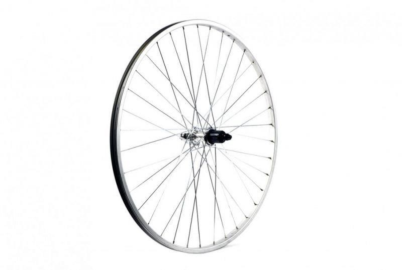 ETC Hybrid/City 700c Alloy Silver Cassette Quick Release Rear Wheel product image