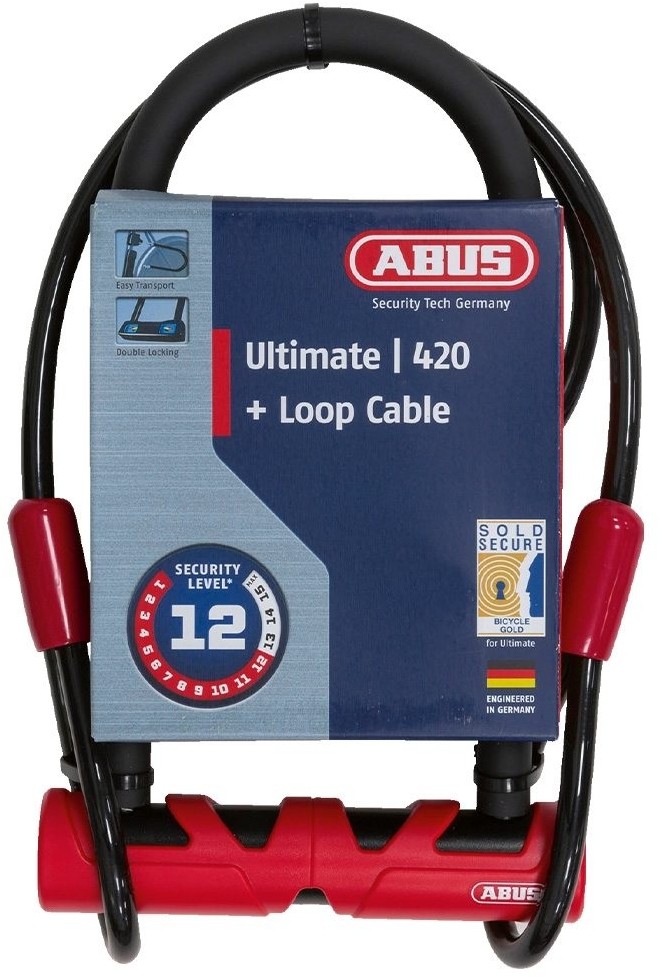 Abus Ultimate 420 D-Lock and Cable Pack product image