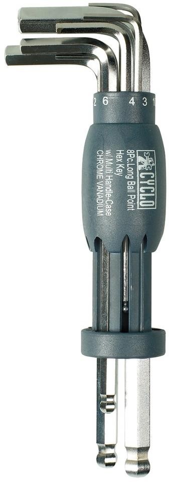 Cyclo Hex. Key Ball End Wrench Set (8) product image