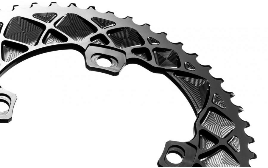 absoluteBLACK Road Oval 2x Chainring For All 4 & 5 Bolt FSA ABS Cranks product image