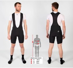 Xtract Gel Cycling Bib Shorts II - 400 Series Gel Pad image 3