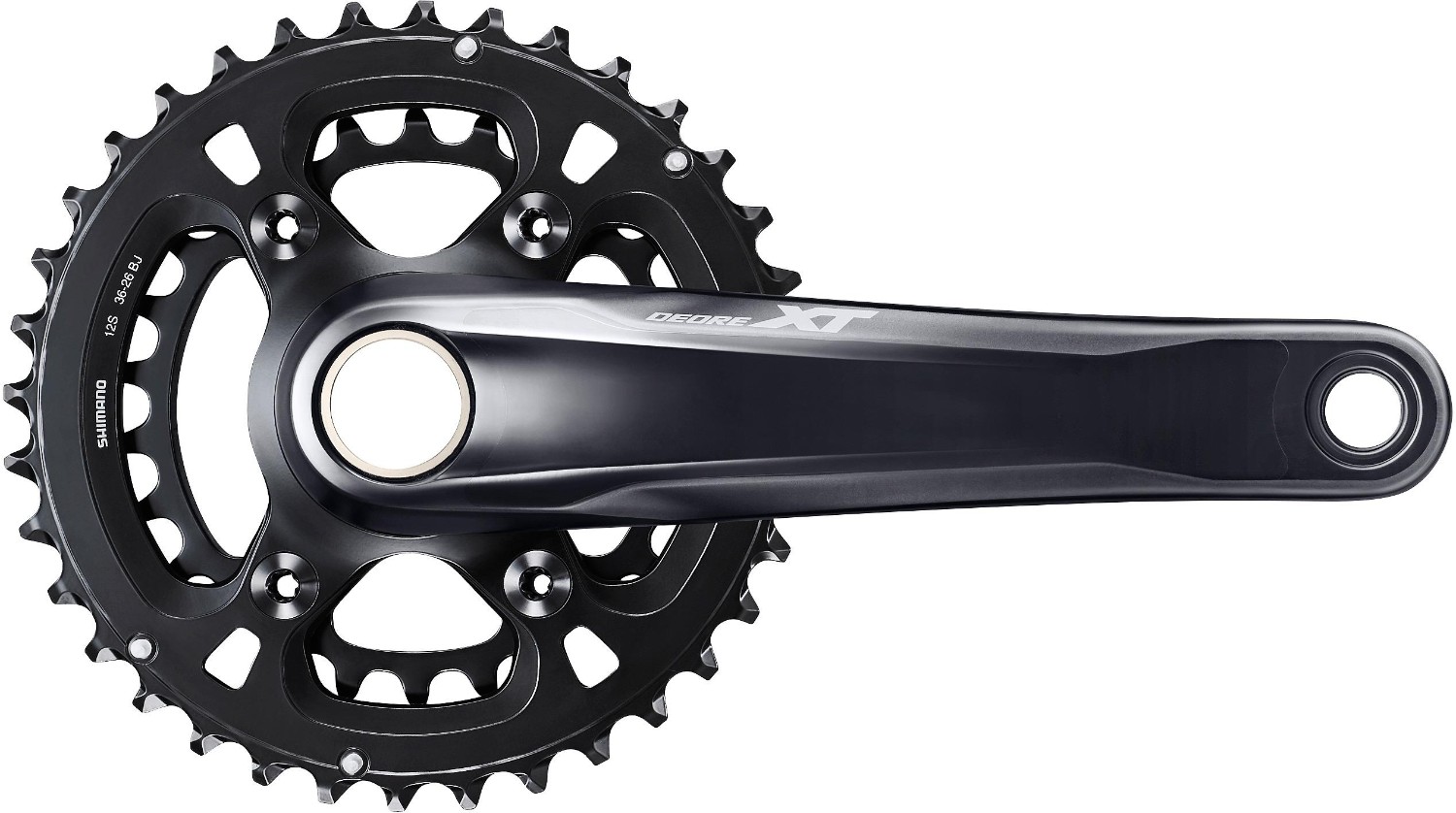 Shimano XT M8100 Hollowtech II 12 Speed Double Chainset product image