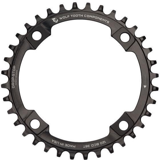 Wolf Tooth 110 BCD Asymetric 4-Bolt Chainring for Shimano Cranks product image