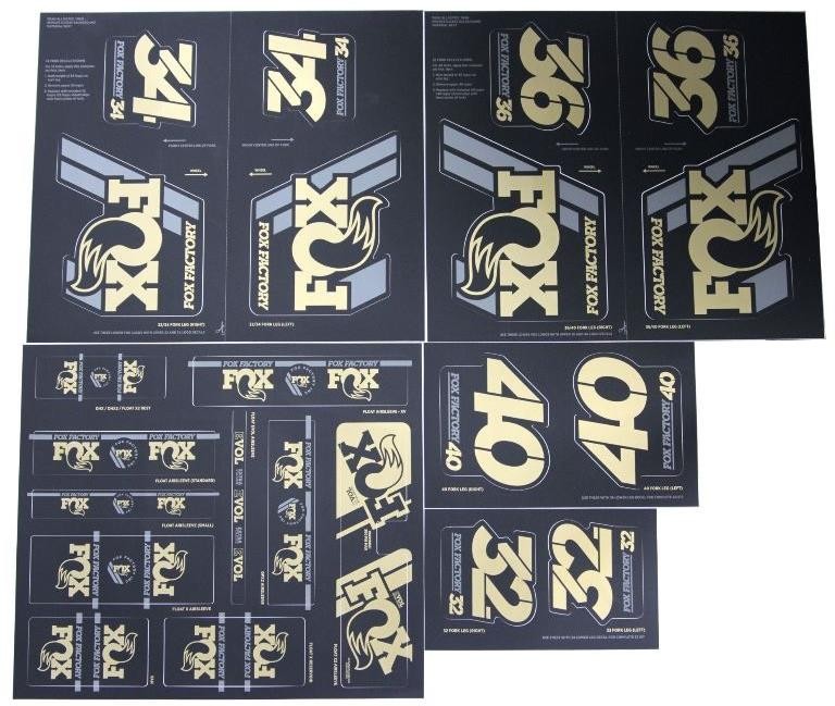 Fox Racing Shox AM Heritage Fork & Shock Decal Kit product image